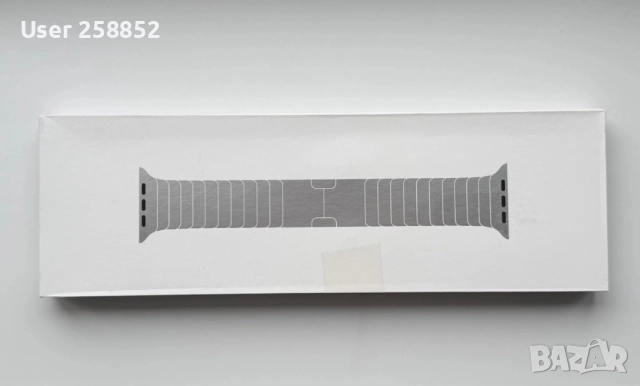 Оригинална Apple Watch сребърна каишка от неръждаема стомана със закопчаване на пеперуда - Оригинал, снимка 4 - Каишки за часовници - 52841895