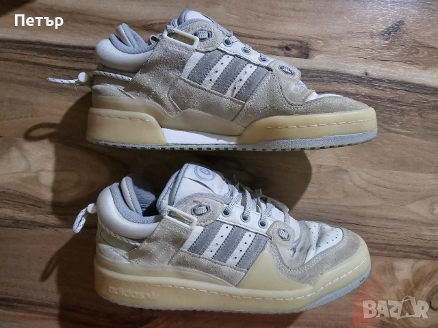 Adidas x Bad Bunny Forum Buckle Low "White" Sneakers, размер 39 ⅓, снимка 4 - Маратонки - 52482806
