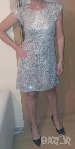 Официална рокля с пайети, снимка 7 - Рокли - 41374179