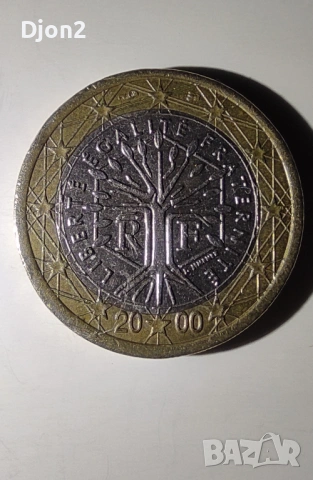 Евро Монета вижда се номинала