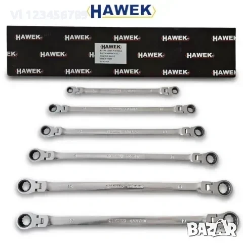 К-т ключове дълги права звезда,чупещи се HAWEK 