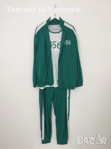 Спортен екип комплект Игра на Калмари Squid Game 456 XL Xlarge, снимка 4 - Спортни дрехи, екипи - 51077805