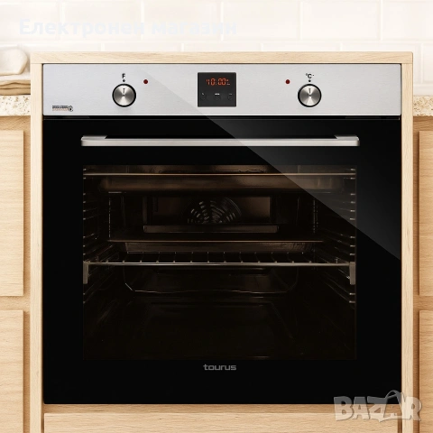 Фурна за вграждане Taurus HM778IXD – 78 L, 2600 W, 9 функции, WaterSteam Clean, с дефект, снимка 2 - Печки, фурни - 53668900