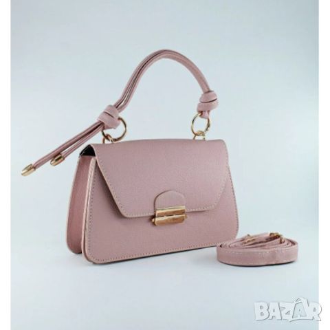 Елегантна фешън чанта с авнгардни дръжки в модерни цветове, снимка 5 - Чанти - 46412681