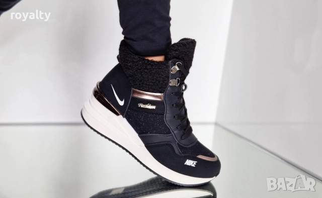 Nike Стилни Дамски Зимни Боти , снимка 3 - Дамски боти - 52117376