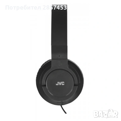 Жични слушалки JVC HA-S180B – On-Ear, 30mm Neodymium, Deep Bass, черни, снимка 5 - Слушалки и портативни колонки - 53668595