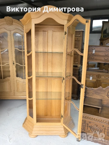 Витрина МАСИВ Рустикал- тясна, снимка 6 - Секции и витрини - 53624945