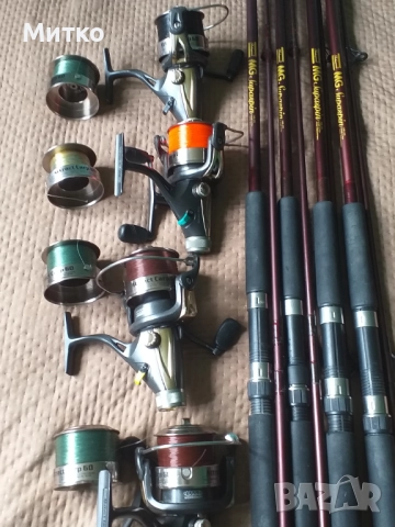 Шекспир МГ супаспин 2,70м с макари , снимка 3 - Въдици - 50334391