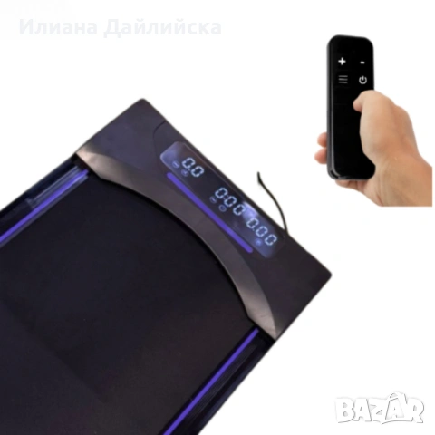 Компактна пътека за бягане с дистанционно – тиха, тънка и идеална за дом и офис!, снимка 6 - Фитнес уреди - 53917701