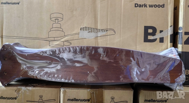 Таванен вентилатор с LED светлина -50% отстъпка -  Brizy Bright Ceiling Fan, снимка 15 - Друга електроника - 51926863