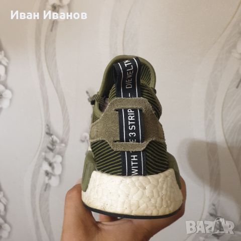 оригинални маратонки ADIDAS ORIGINALS NMD XR1 BOOST RUNNER PRIMEKNIT "OLIVE CARGO" номер 39 1/3, снимка 12 - Маратонки - 46434742