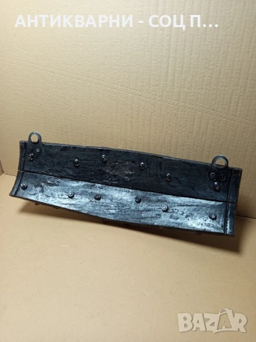 Стара Ръчно Изработена Дървена Закачалка От Дъбово Буре., снимка 7 - Антикварни и старинни предмети - 50991510