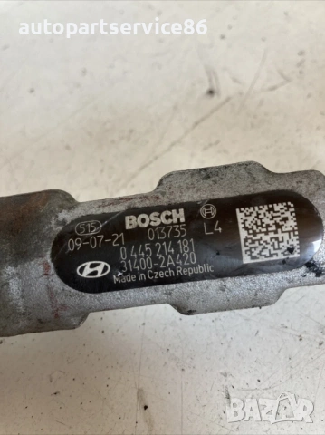 Горивна шина за KIA Soul 1.6 CRDi (2011) 0445214181, 31400-2A420, снимка 2 - Части - 53334090