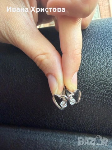 Сребърни обеци , снимка 3 - Обеци - 53813943