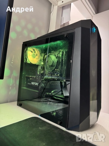 Acer Predator Геймърски компютър RTX/i5/SSD +Монитор 4к, снимка 3 - Геймърски - 53610679