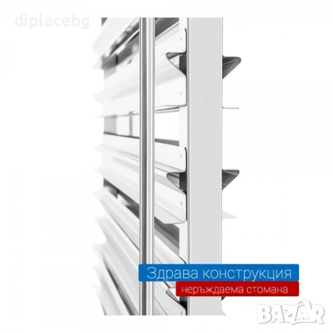 Количка за 15 броя гастронорми 1/1 от неръждаема стомана, снимка 3 - Обзавеждане на кухня - 51690408