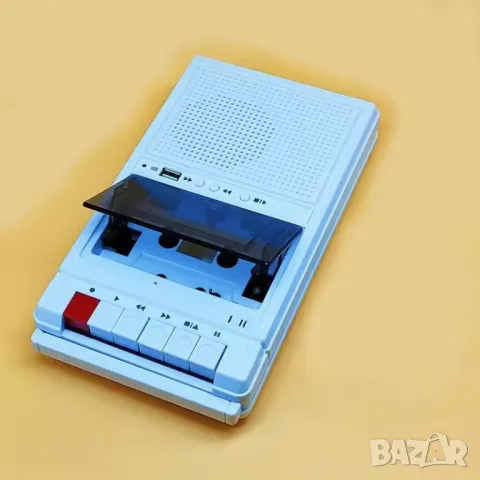 Ретро касетофон QFX RETRO-39 с USB плейър / бял, снимка 6 - Радиокасетофони, транзистори - 50050979