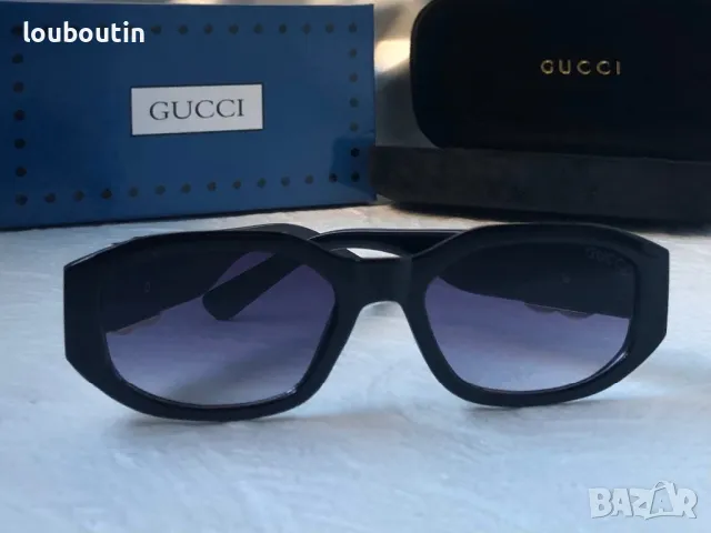 GUCCI с лого 1:1 дамски слънчеви очила елипса 2 цвята овални кръглин, снимка 13 - Слънчеви и диоптрични очила - 47695562