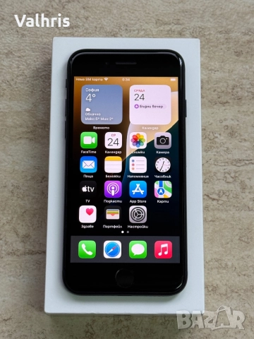 Apple iPhone SE 3 (2022) Midnight 128GB / 98% батерия, снимка 2 - Apple iPhone - 52920379