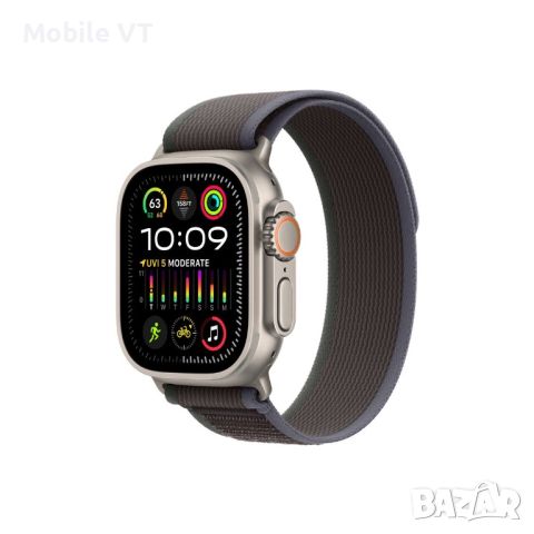 НОВ! Apple Watch Ultra 2 49mm Titanium Blue/Black Trail Loop ГАРАНЦИЯ!, снимка 1 - Apple iPhone - 46439730