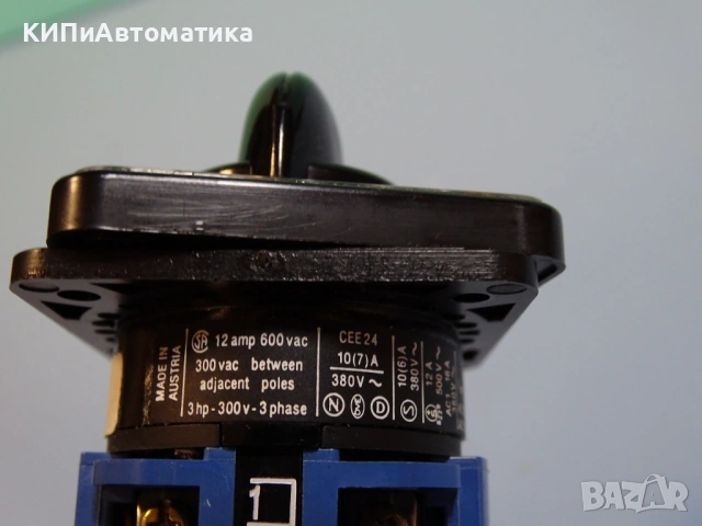 ключ ПЕП C10 Kraus& Naimer A233 Rotari Switch 10A 380V 6-позиции, снимка 5 - Резервни части за машини - 54218694