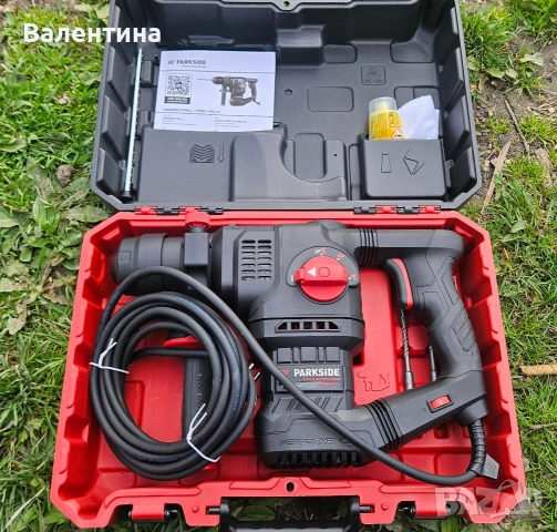 Перфоратор Parkside Performance PPHB 1050 A1, 4.1 J .Чисто нов, снимка 2 - Перфоратори - 54117602