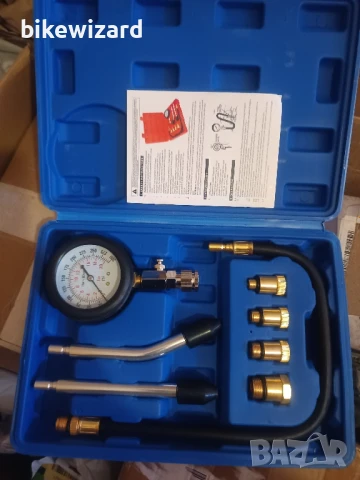 Тестер за компресия, компресомери за двигател, устройство за бензинов двигател 0-20 Bar или 0-300 PS, снимка 6 - Други инструменти - 51120490