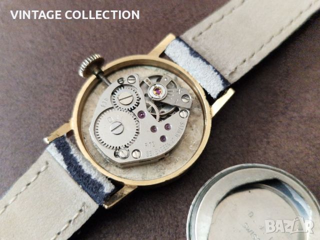 TISSOT швейцарски механичен часовник позлатен, снимка 2 - Дамски - 46317450