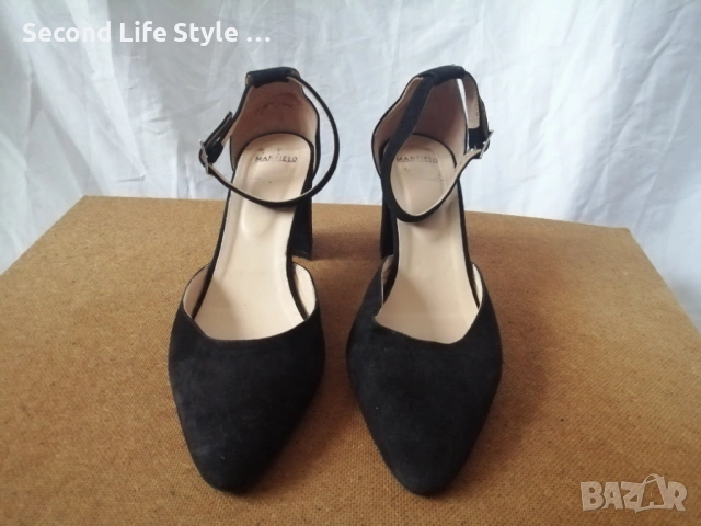 Manfield № 39 дамски елегантни обувки сандали на ток , снимка 6 - Дамски обувки на ток - 54096594