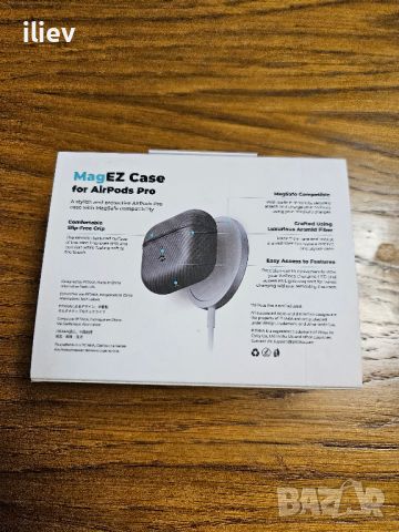 Pitaka MagEZ 600D калъф MagSafe от арамидни влакна за Apple AirPods Pro, снимка 2 - Bluetooth слушалки - 45700052
