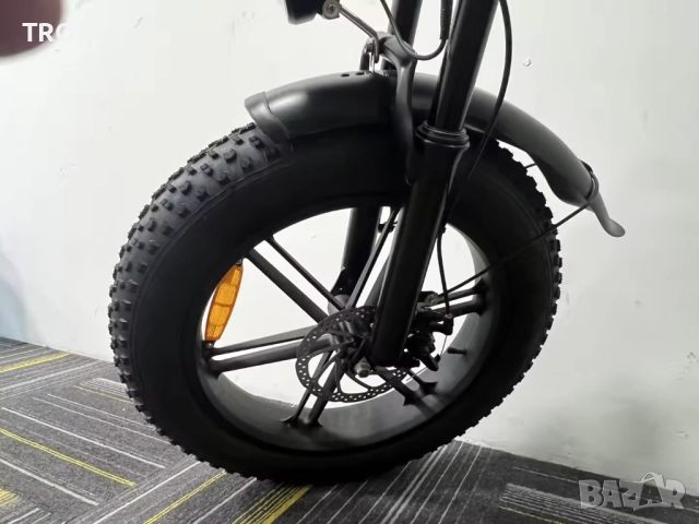 E20 Електрически Велосипед - 48V 15Ah с 250W Безчетков мотор, развиващ до 50 км/ч и до 150 кг, снимка 4 - Велосипеди - 52328636