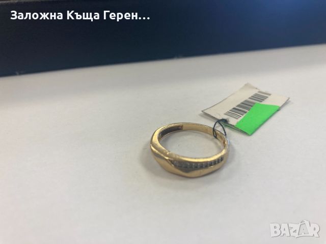 Дамски златен пръстен 2,46гр. размер 58, снимка 2 - Пръстени - 45112173