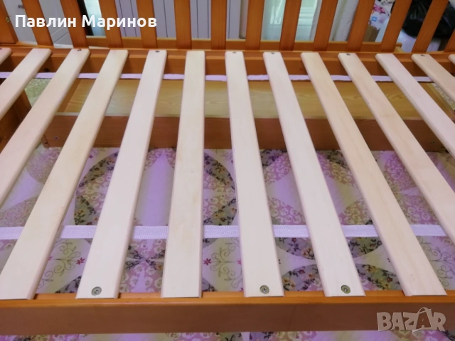 Супер Комплект Бебешко Детско Легло Креватче Tutti Bambini Katie Oak 3 in 1 Масив Ортопедичен Матрак, снимка 4 - Бебешки легла и матраци - 53841738