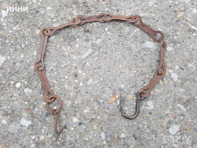 Верига за огнище 3, снимка 2 - Антикварни и старинни предмети - 52321628