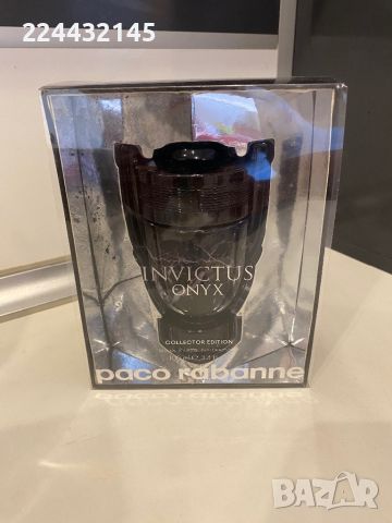 paco rabanne invictus onyx collector edition 100 EDT Barcod , снимка 2 - Мъжки парфюми - 46538502