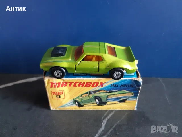 Стара Метална Количка MatchBox Amx Javelin 1972 год., снимка 2 - Колекции - 49026038