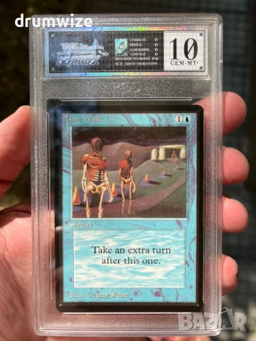 Magic The Gathering- Time Walk Card, снимка 6 - Колекции - 50942132