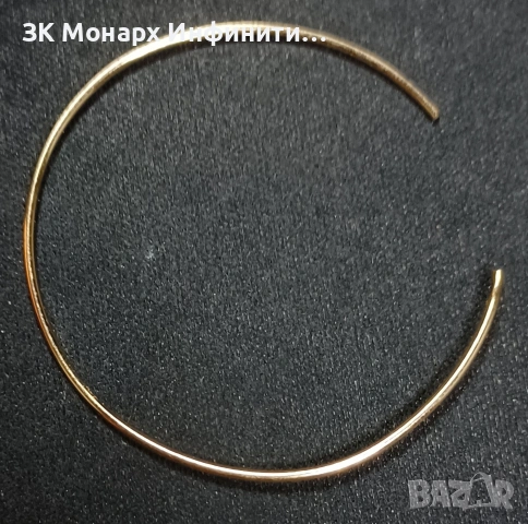 Златна обеца /9К /без закопчалка, снимка 2 - Обеци - 53773010