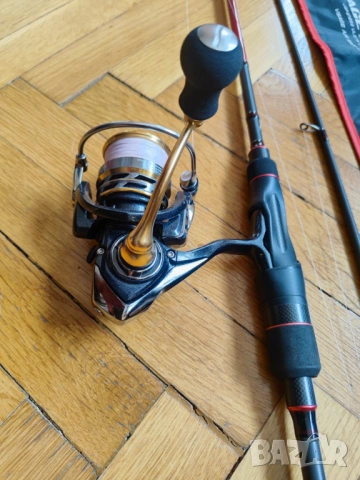 Продавам спининг въдица FORMAX VISAGE AIR SPIN с макара Daiwa Exceler LT 2500D, снимка 6 - Въдици - 54091521
