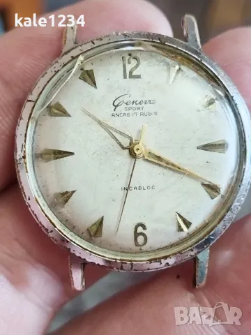 Швейцарски часовник Geneva SPORT. Vintage watch. Swiss made. Механичен. Мъжки , снимка 10 - Мъжки - 48100590