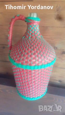 Плетена дамаджана., снимка 13 - Антикварни и старинни предмети - 51320074