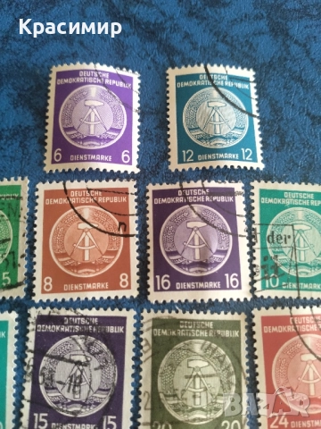 ГДР 1954., снимка 12 - Филателия - 52252871