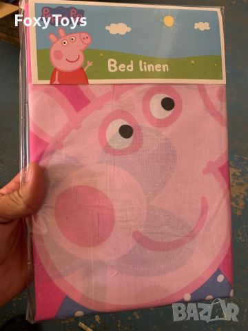 Детски спален комплект  Peppa Pig, Roar 100×135cm, 40×60 cm, снимка 2 - Спално бельо и завивки - 46412246