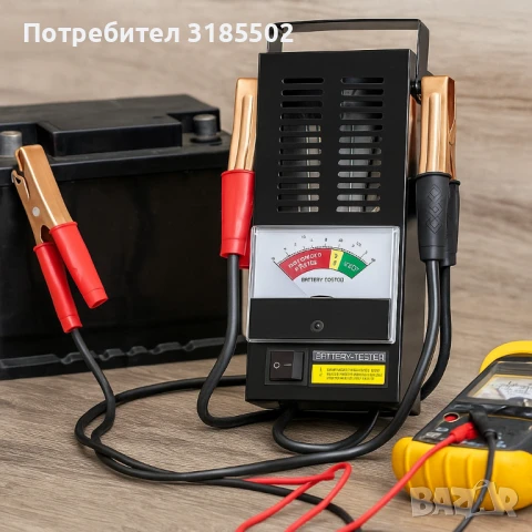 Тестер за акумулатори аналогов, 6 V / 12 V  200 -1000 A, 3058, снимка 5 - Аксесоари и консумативи - 50879537