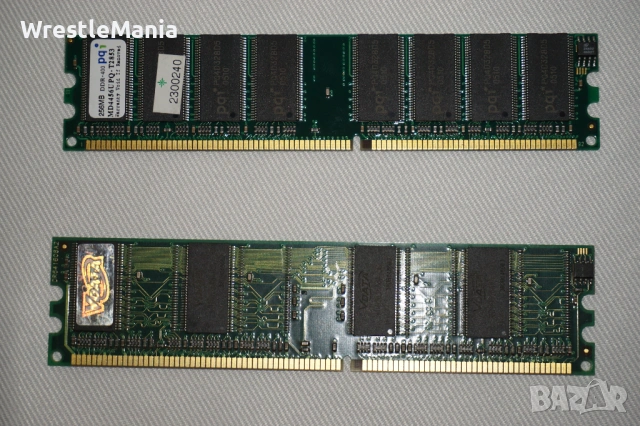 16бр DDR RAM ПАМЕТ Kingston/ADATA/PQI/Nanya/Infineon/VDATA Тествана и Работеща за Настолен Компютър, снимка 9 - RAM памет - 53185509