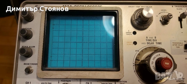 Продавам осцилоскоп Tektronix 453 А, снимка 6 - Друга електроника - 53712344