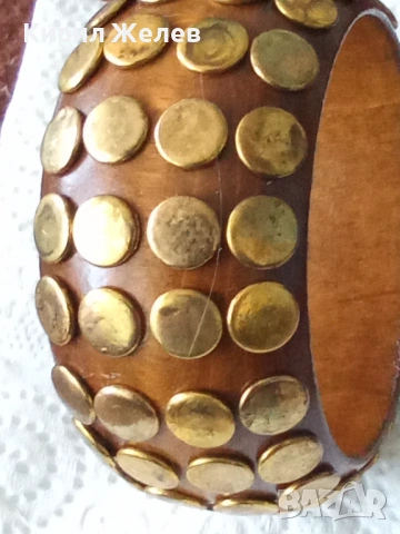 Ретро дървена гривна 45849, снимка 8 - Гривни - 53742172