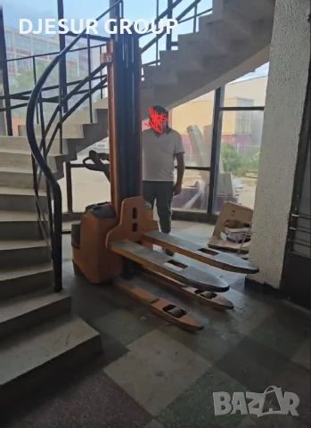 Електрически Стакер, Палетна количка електрическа, снимка 1