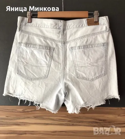 Дамски къси дънкови панталони American Eagle, снимка 3 - Къси панталони и бермуди - 49659144