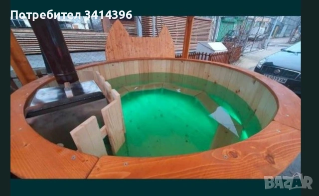 градинско дървено джакузи, снимка 3 - Градински мебели, декорация  - 53940825